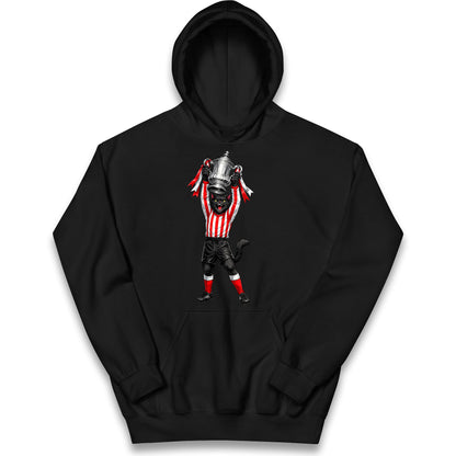Retro Sunderland FA Cup Winners 1972-1973 Kids Hoodie