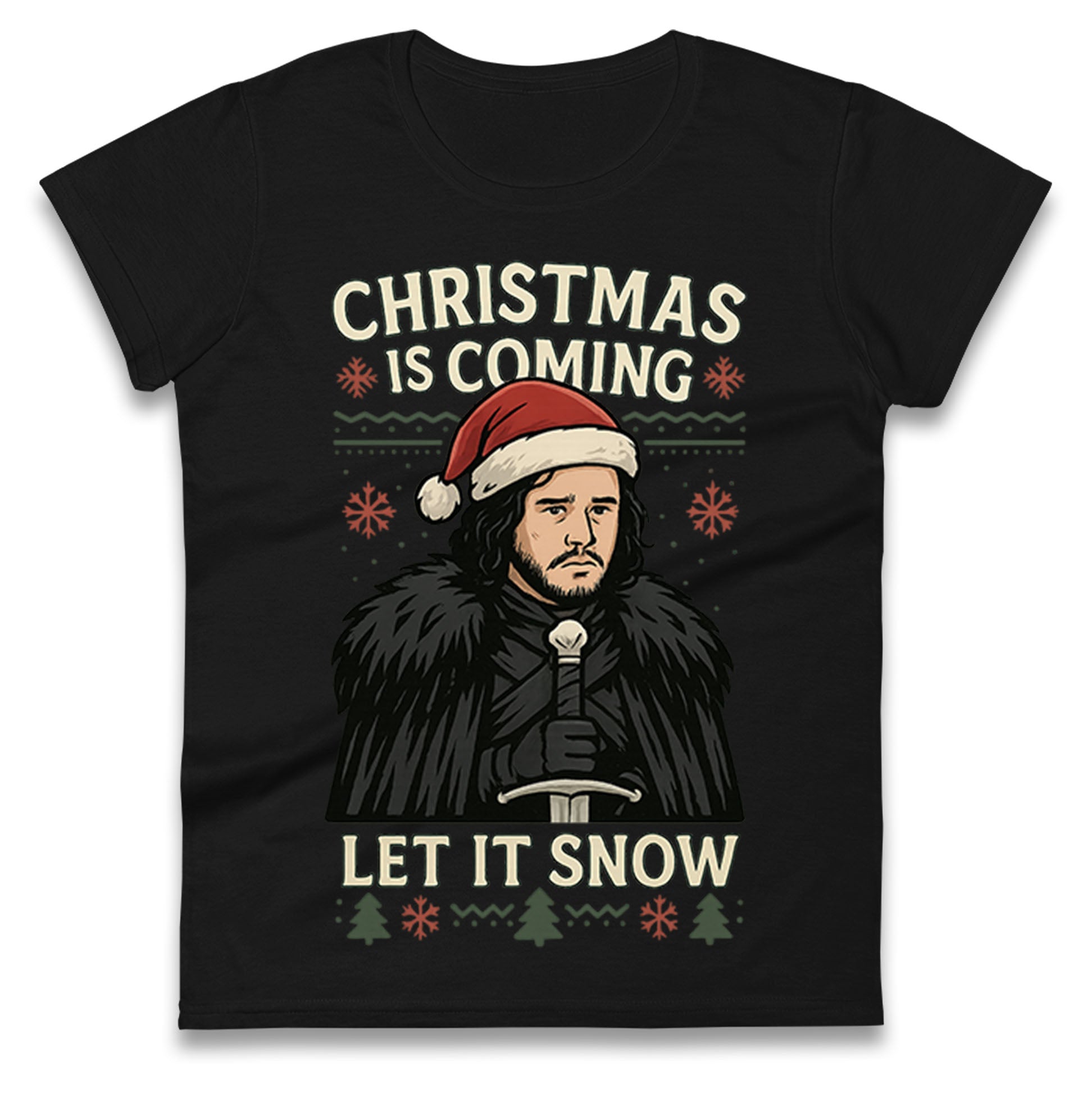 Game of Thrones Christmas Ladies T Shirt
