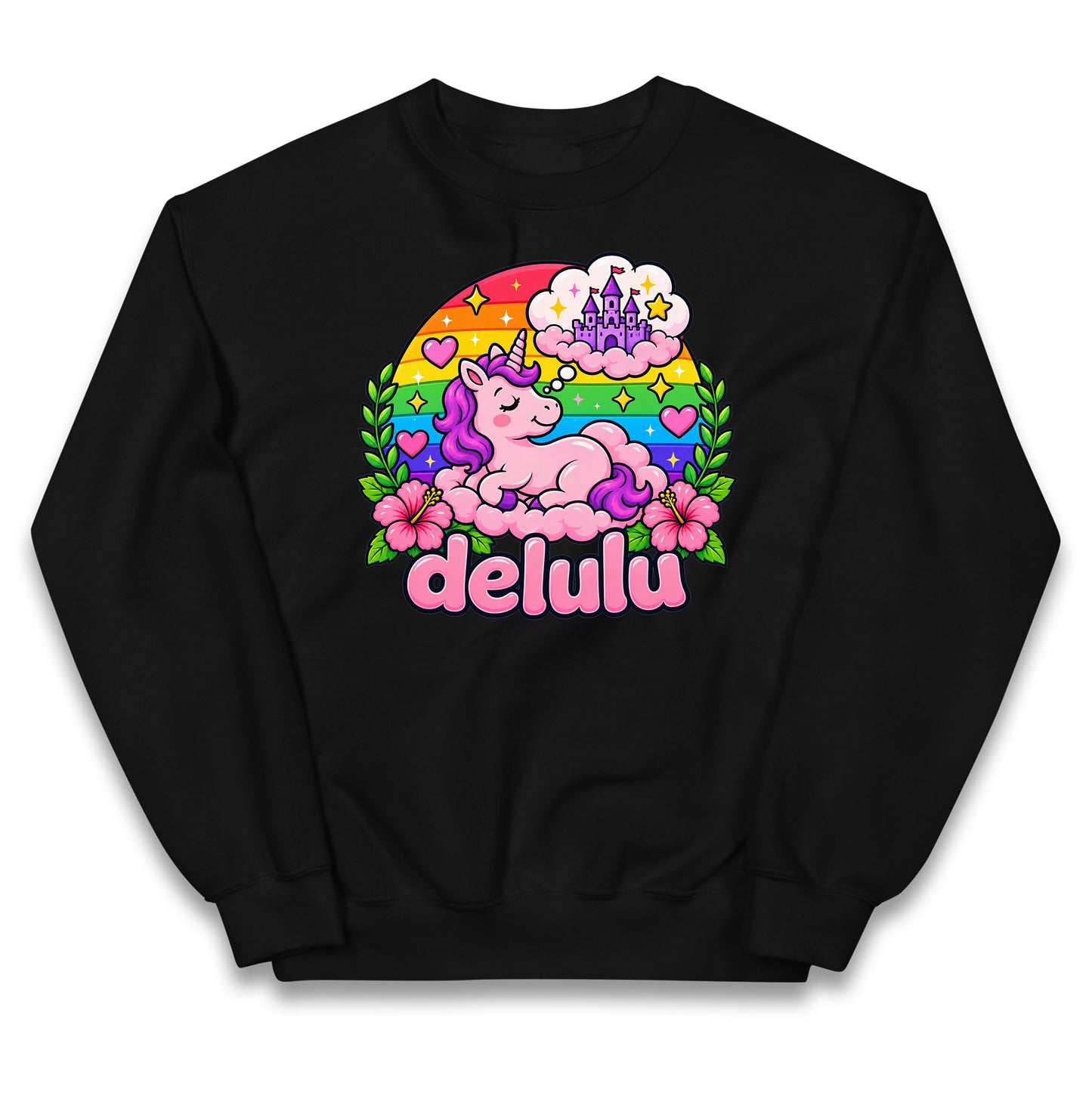 Delulu Unicorn Kids Jumper