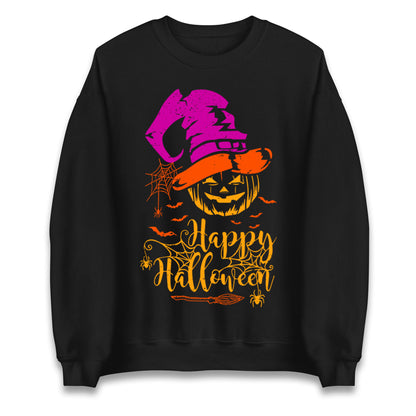 Spooky Pumpkin Happy Halloween Sweatshirt
