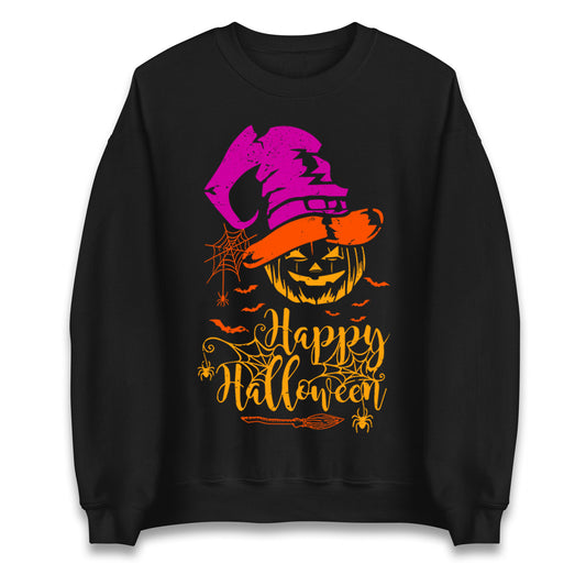 Spooky Pumpkin Happy Halloween Sweatshirt
