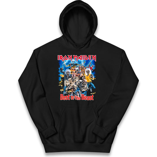 Iron Maiden Best Of The Beast Kids Hoodie