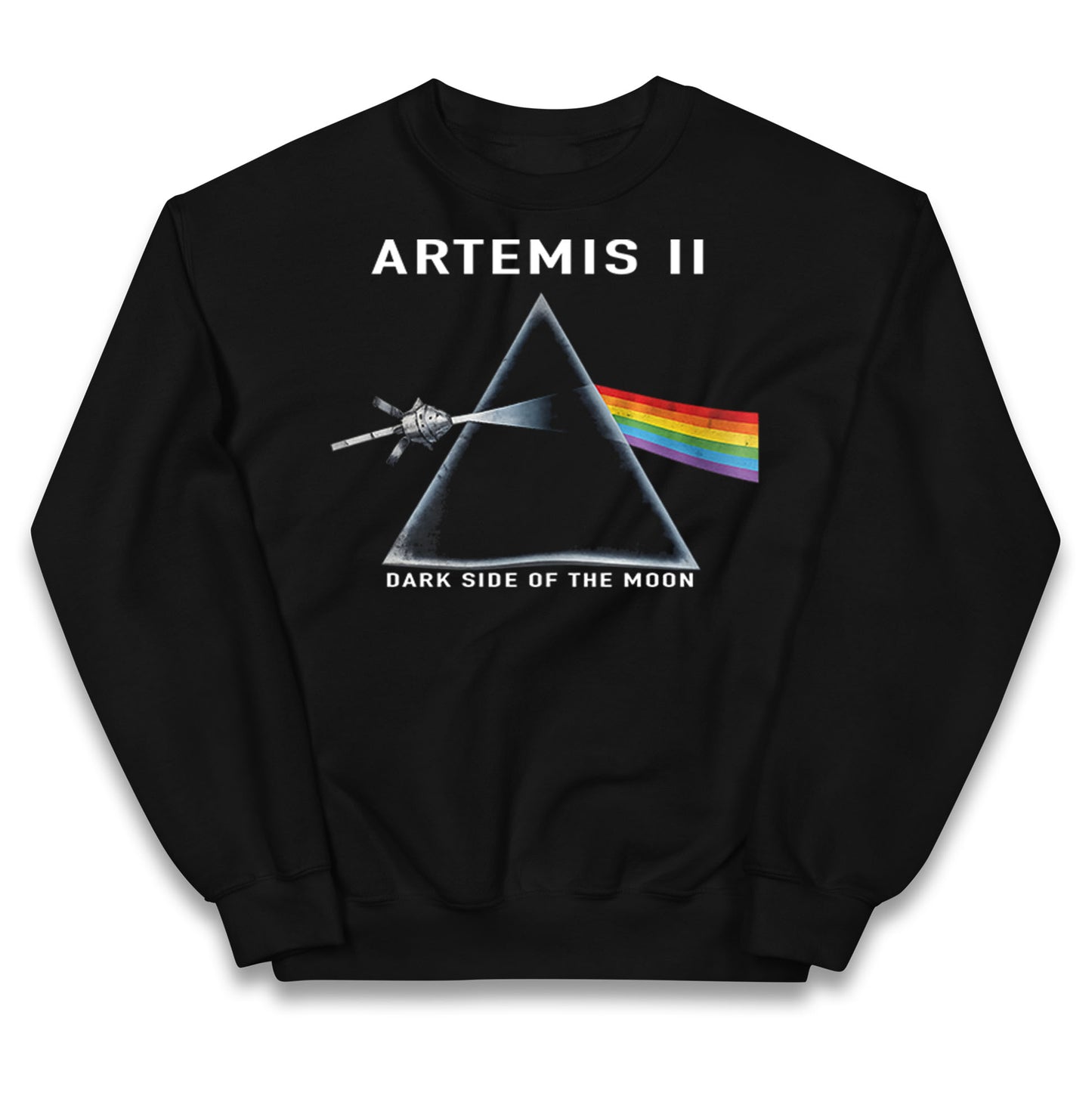 Artemis II Dark Side Of The Moon Pink Floyd Kids Jumper