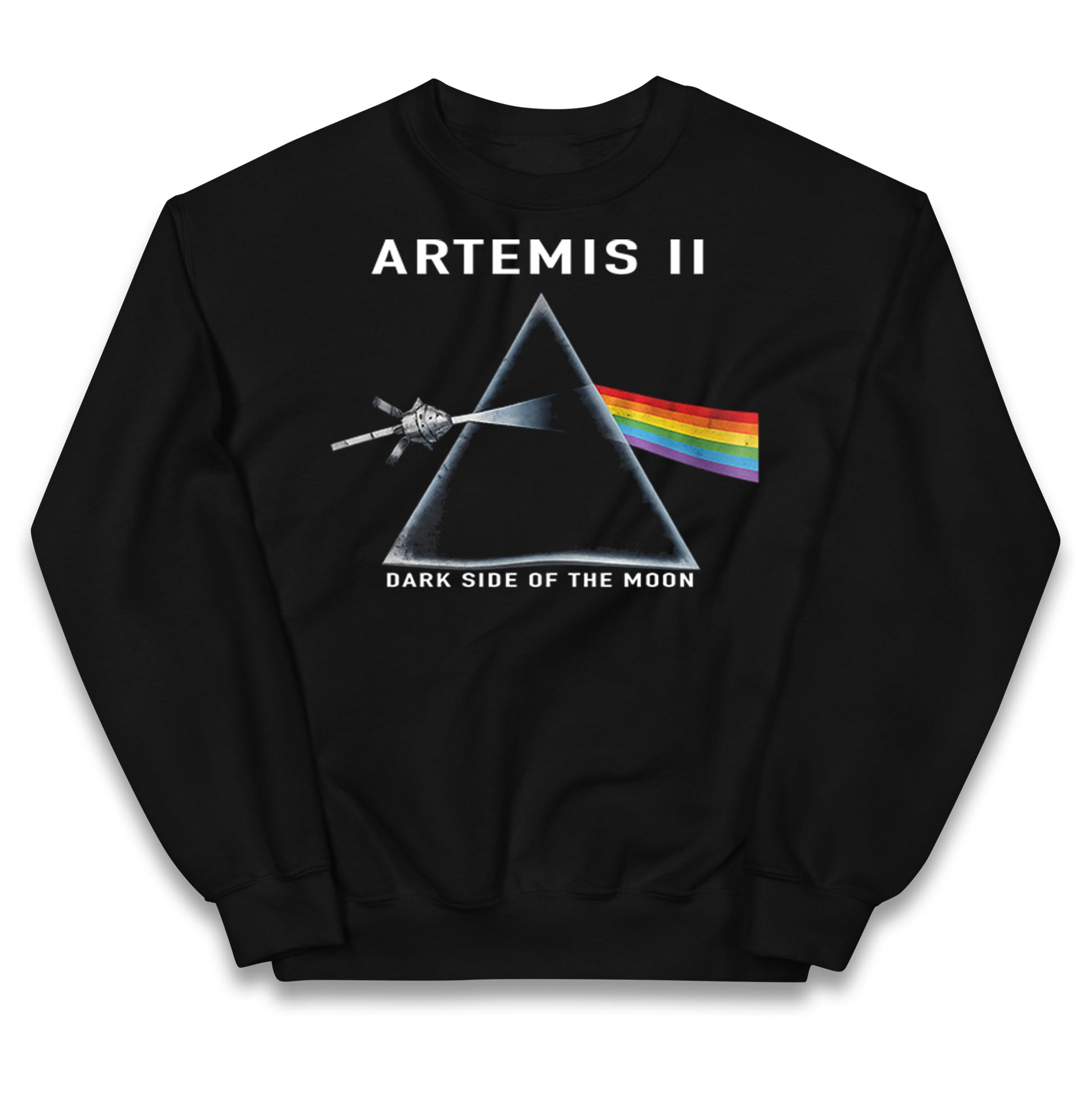 Artemis II Dark Side Of The Moon Pink Floyd Kids Jumper