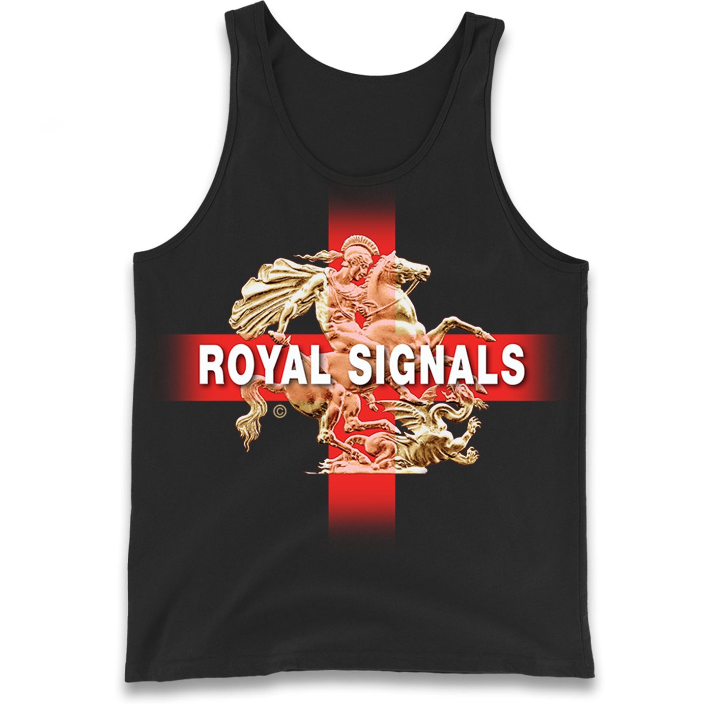 Royal Signals St George and The Dragon Tank Top
