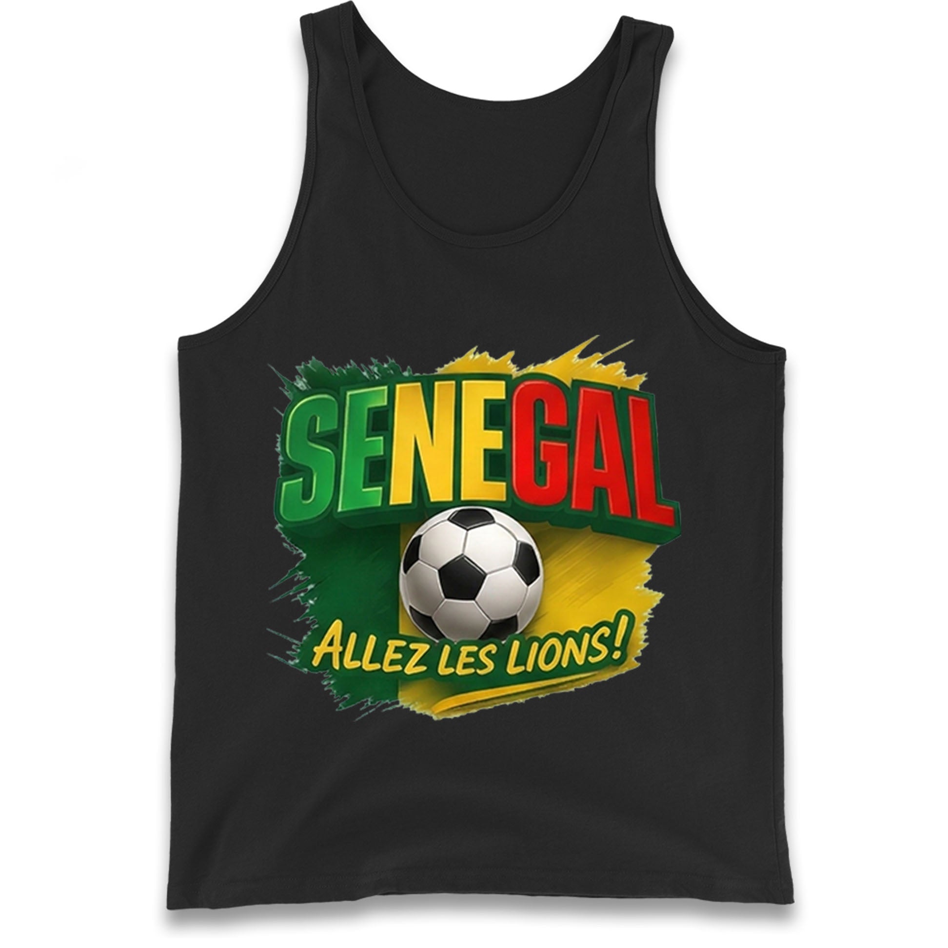 Senegal Retro World Cup Tank Top