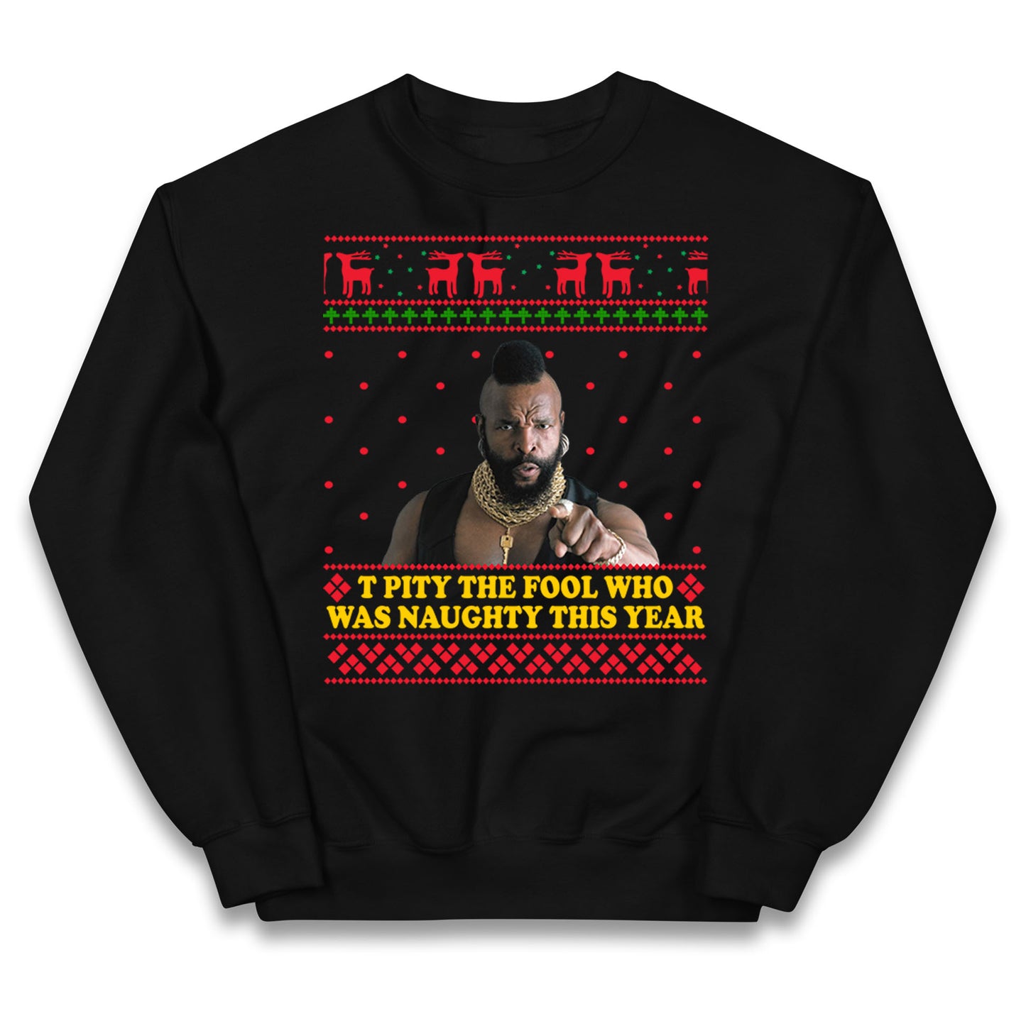 mr t christmas jumper