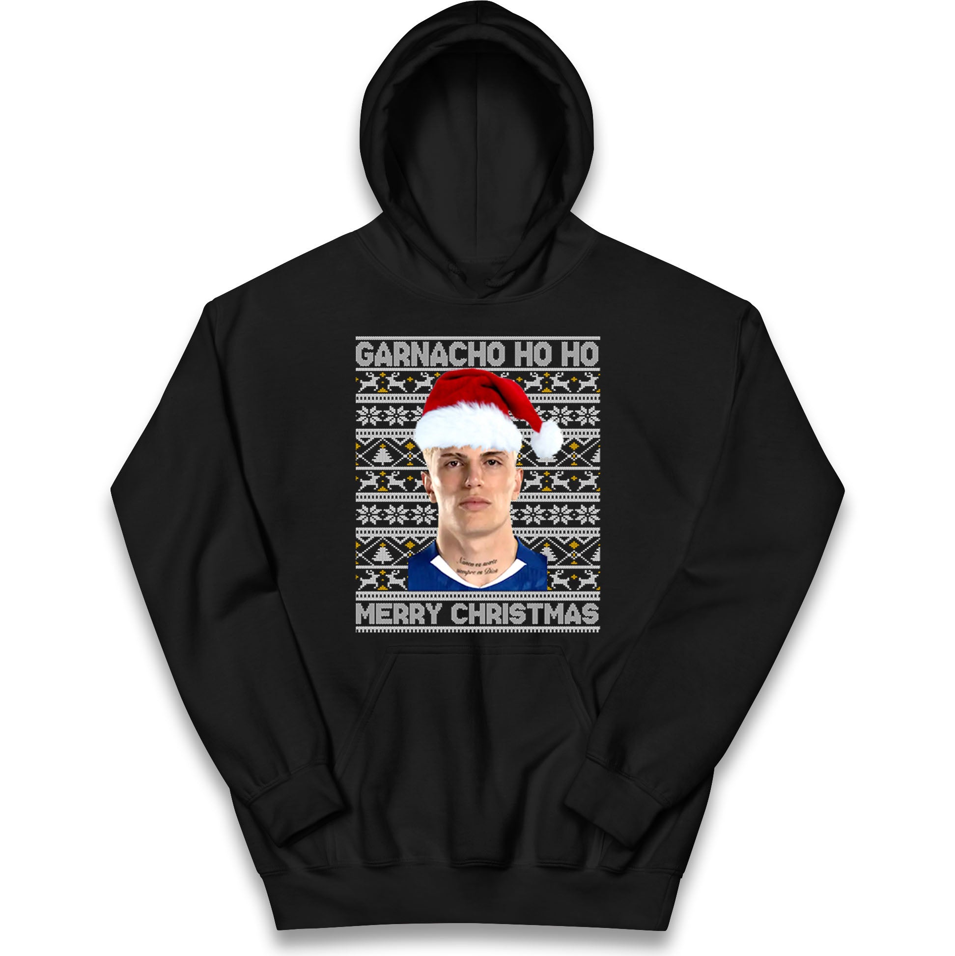 Garnacho Christmas Kids Hoodie