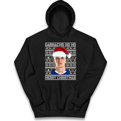 Garnacho Christmas Kids Hoodie