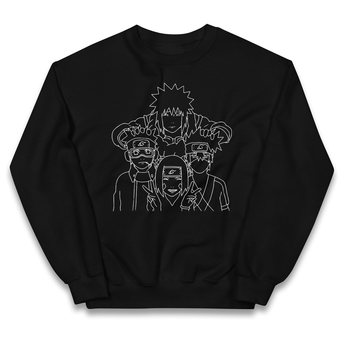 Naruto Shippuden jumper Minato Namikaze Kakashi Hatake Obito Uchiha Rin Nohara Top