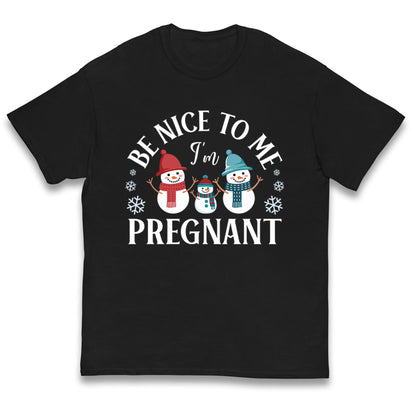 Pregnant At Christmas Kids T Shirt