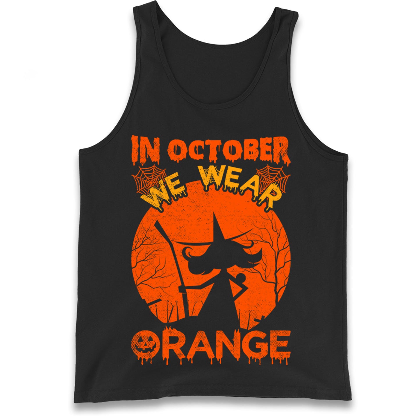 In October We Wear Orange Tank Top
