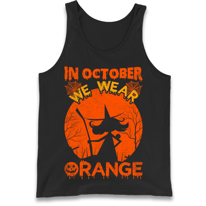 In October We Wear Orange Tank Top
