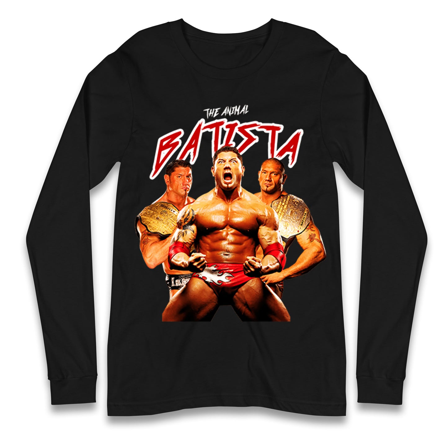 Batista Bootleg Long Sleeve T Shirt