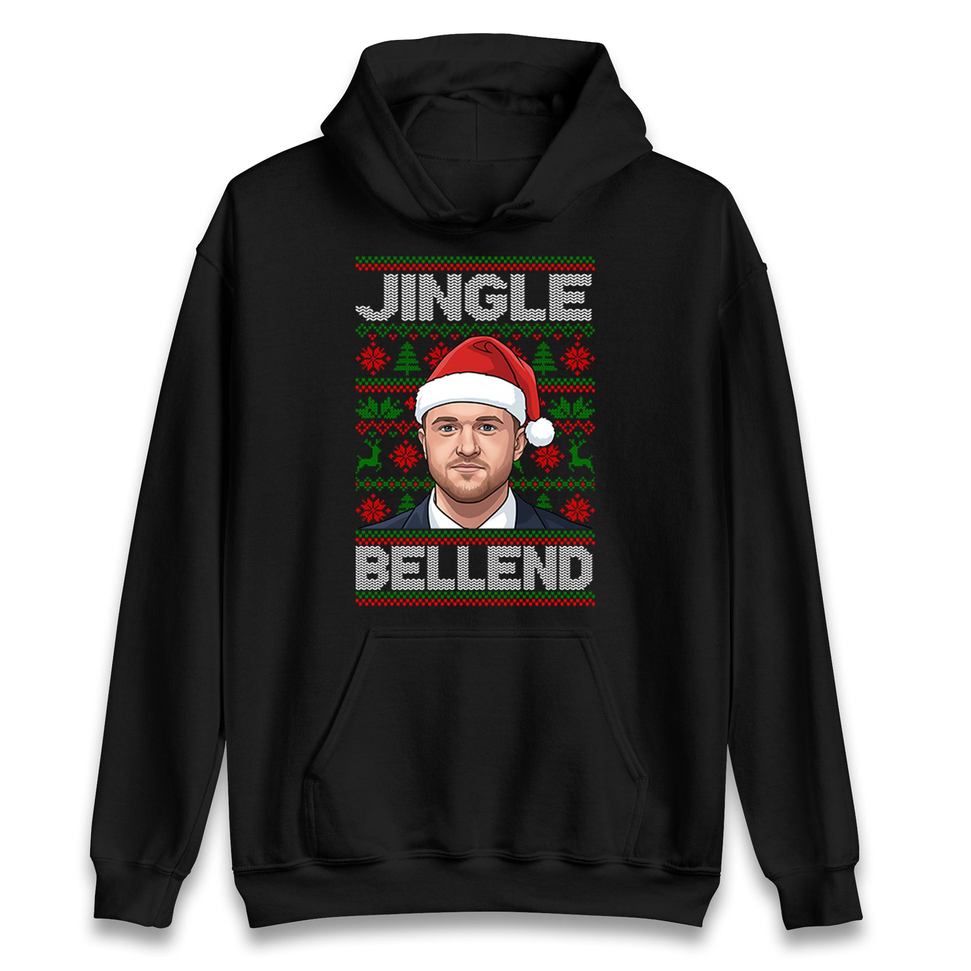 Tommy Robinson Jingle Bell Hoodie 