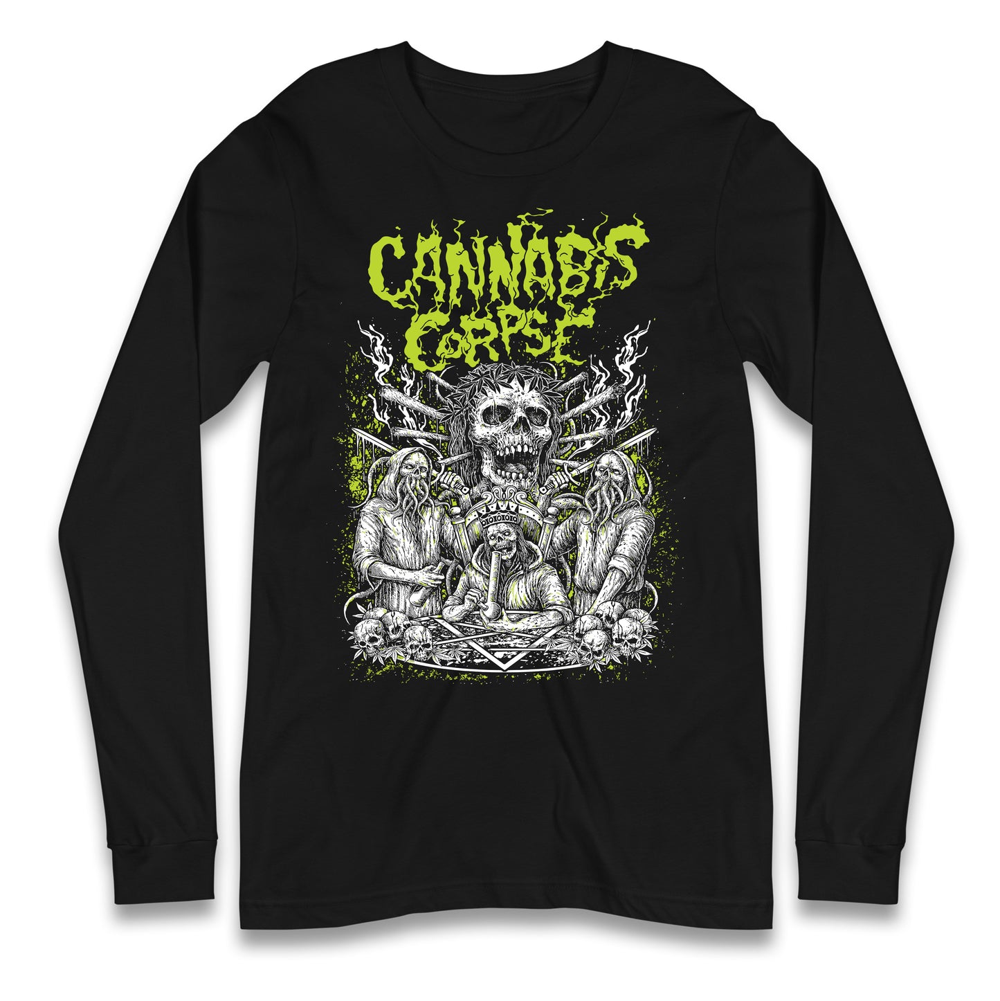 Cannabis Corpse Band Longsleeve T Shirt