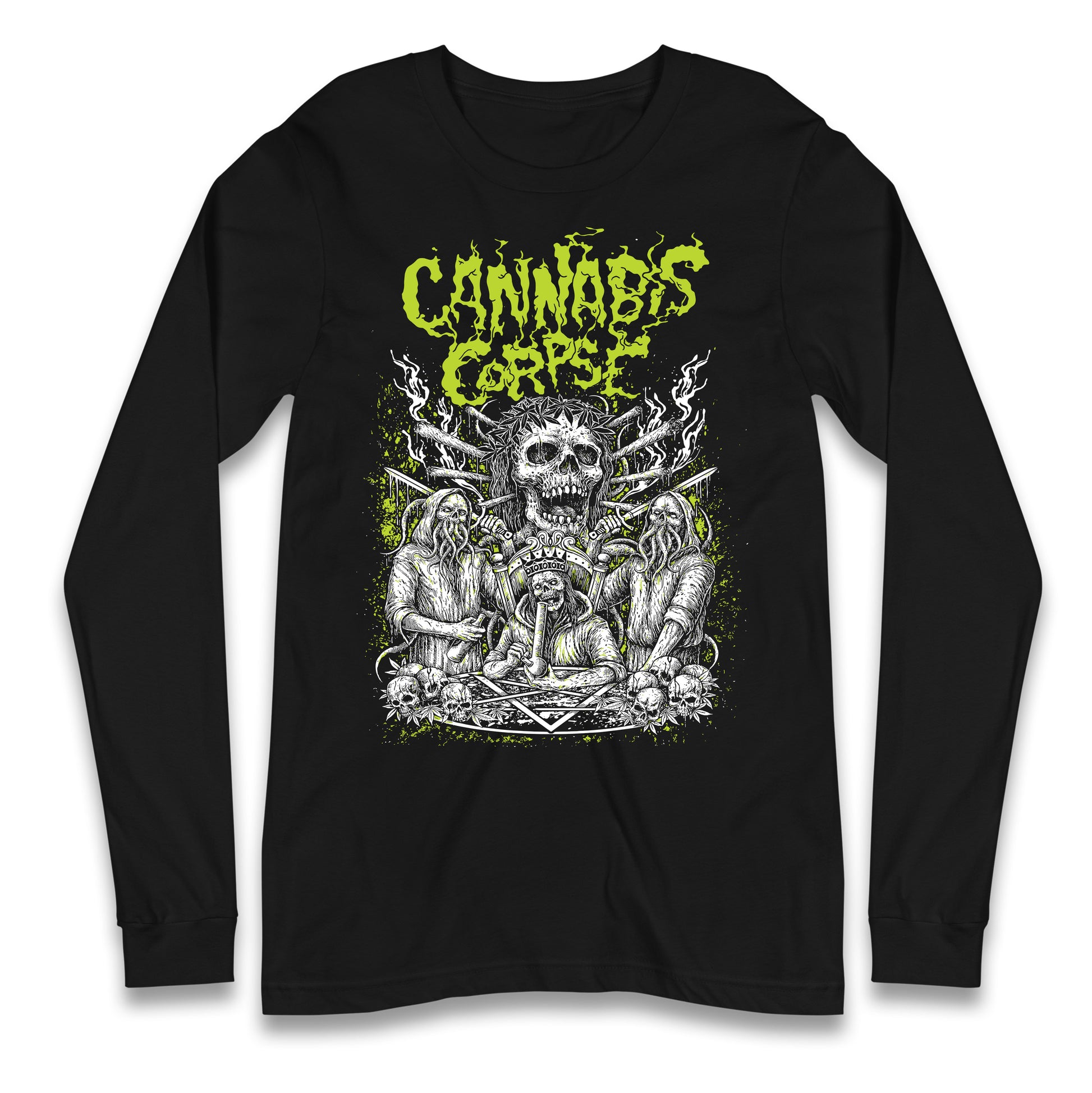 Cannabis Corpse Band Longsleeve T Shirt