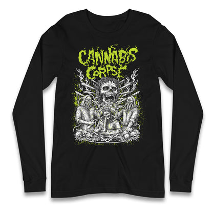 Cannabis Corpse Band Longsleeve T Shirt