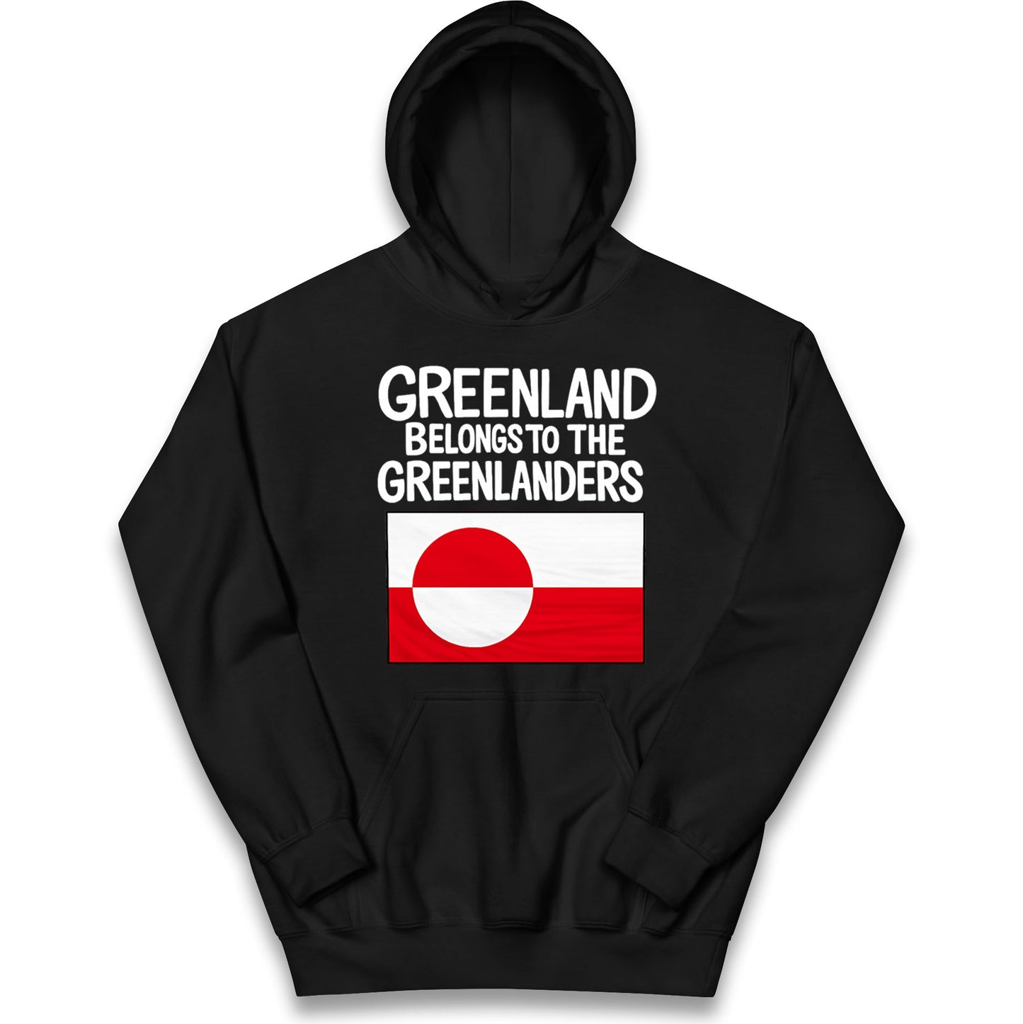 Greenland Belongs To The Greenlanders Kids Hoodie 