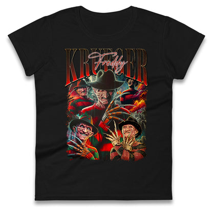 Freddy Krueger Halloween Bootleg Womens T Shirt