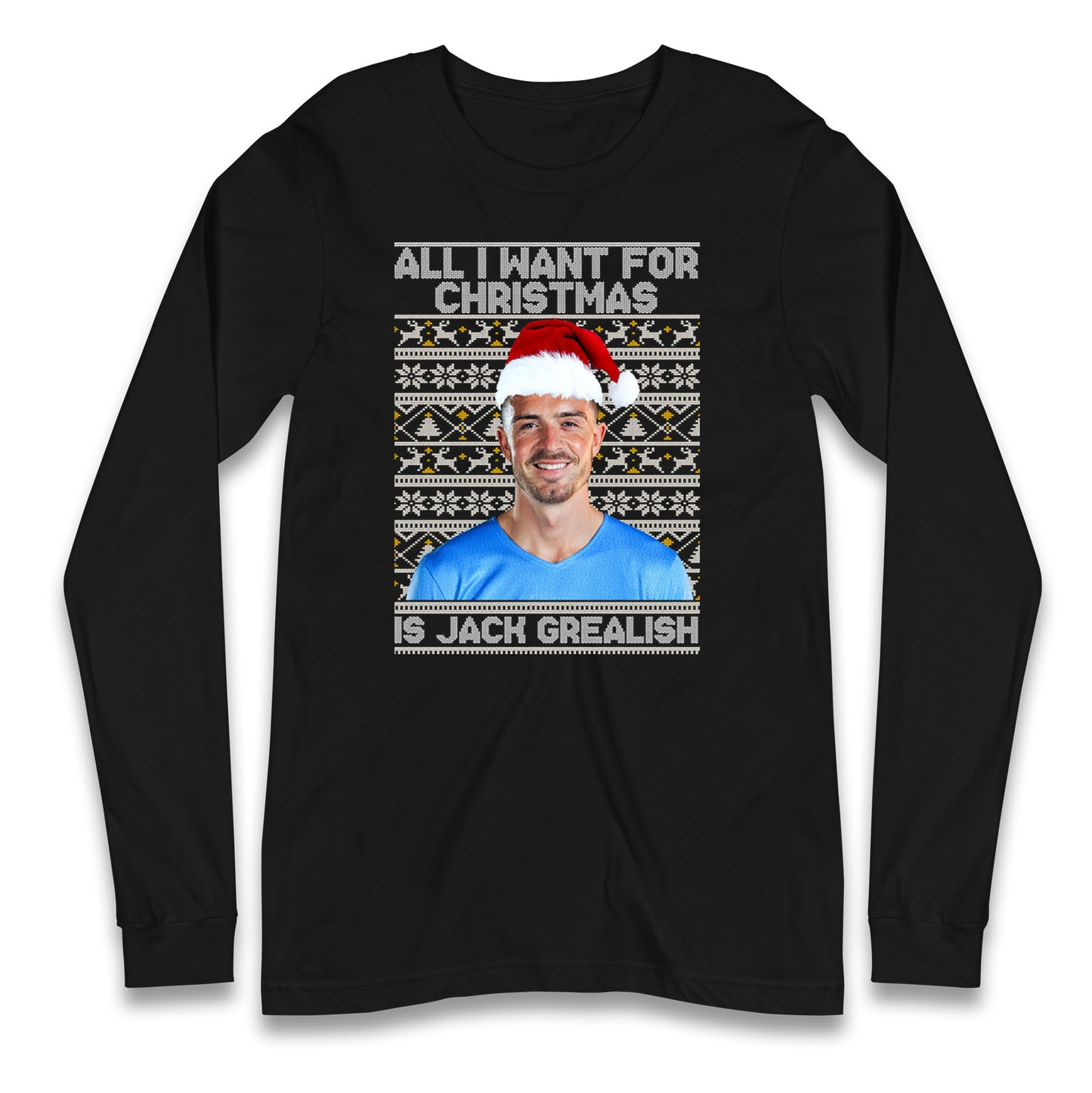 jack grealish christmas long sleeve t shirt