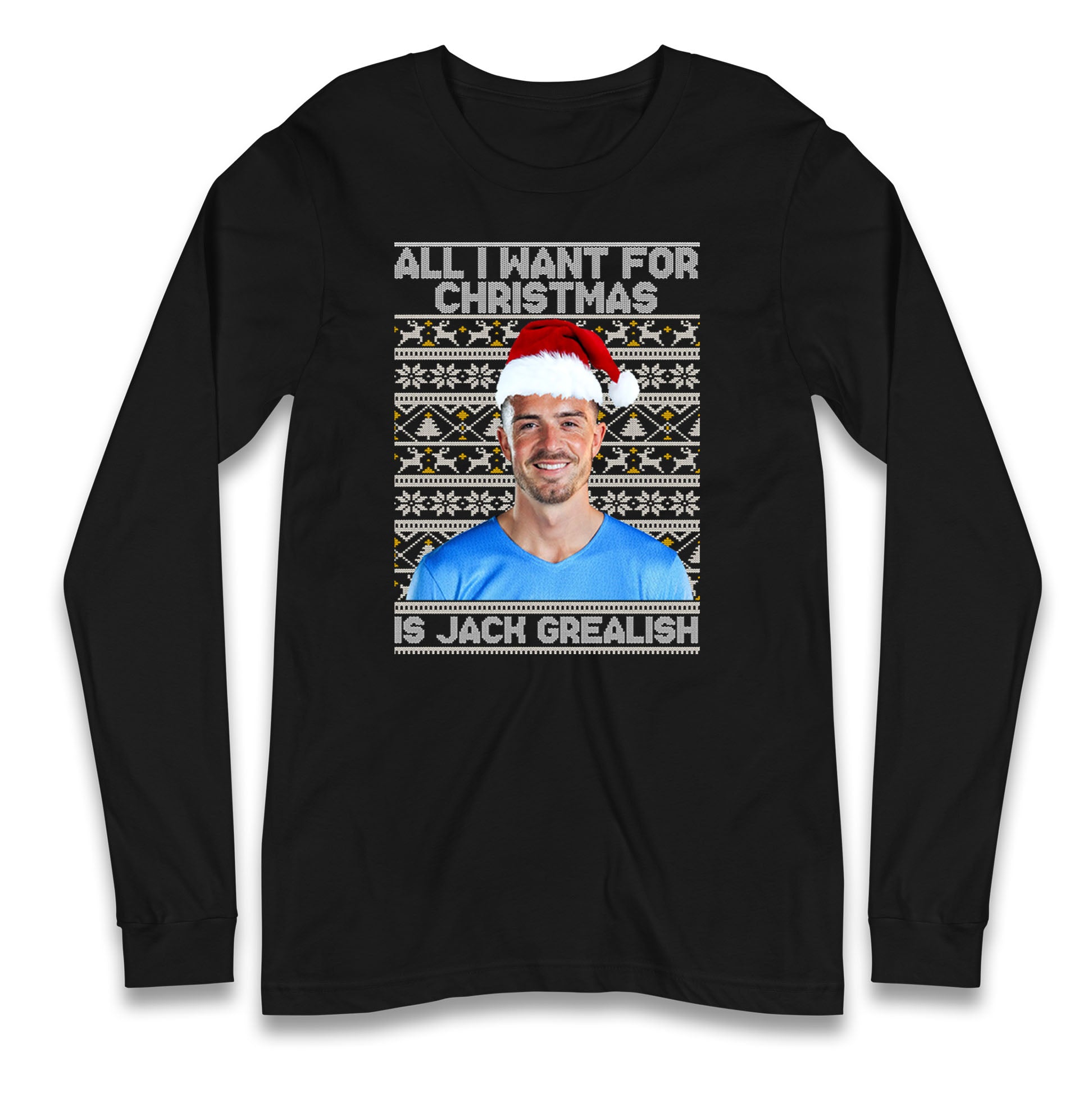 jack grealish christmas long sleeve t shirt