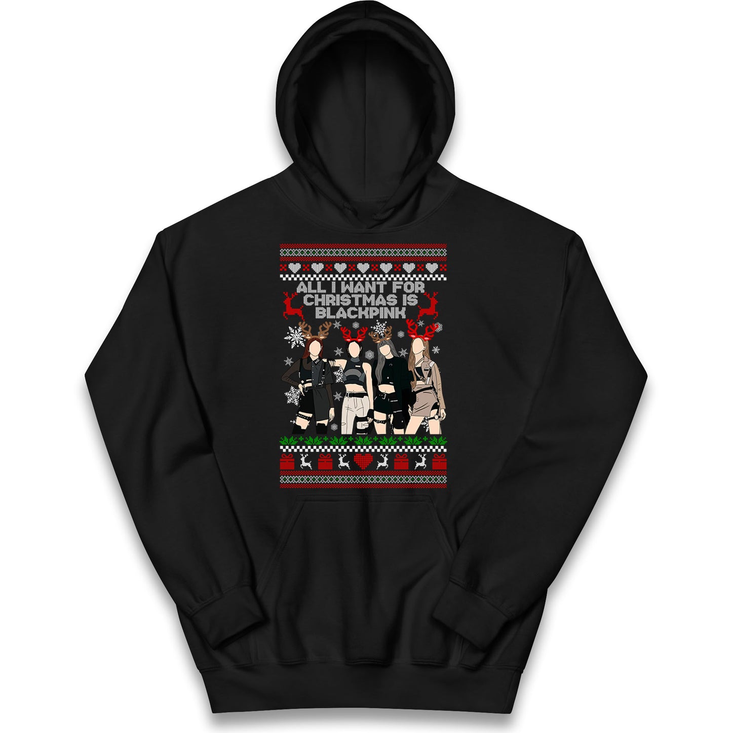 BlackPink Christmas Kids Hoodie