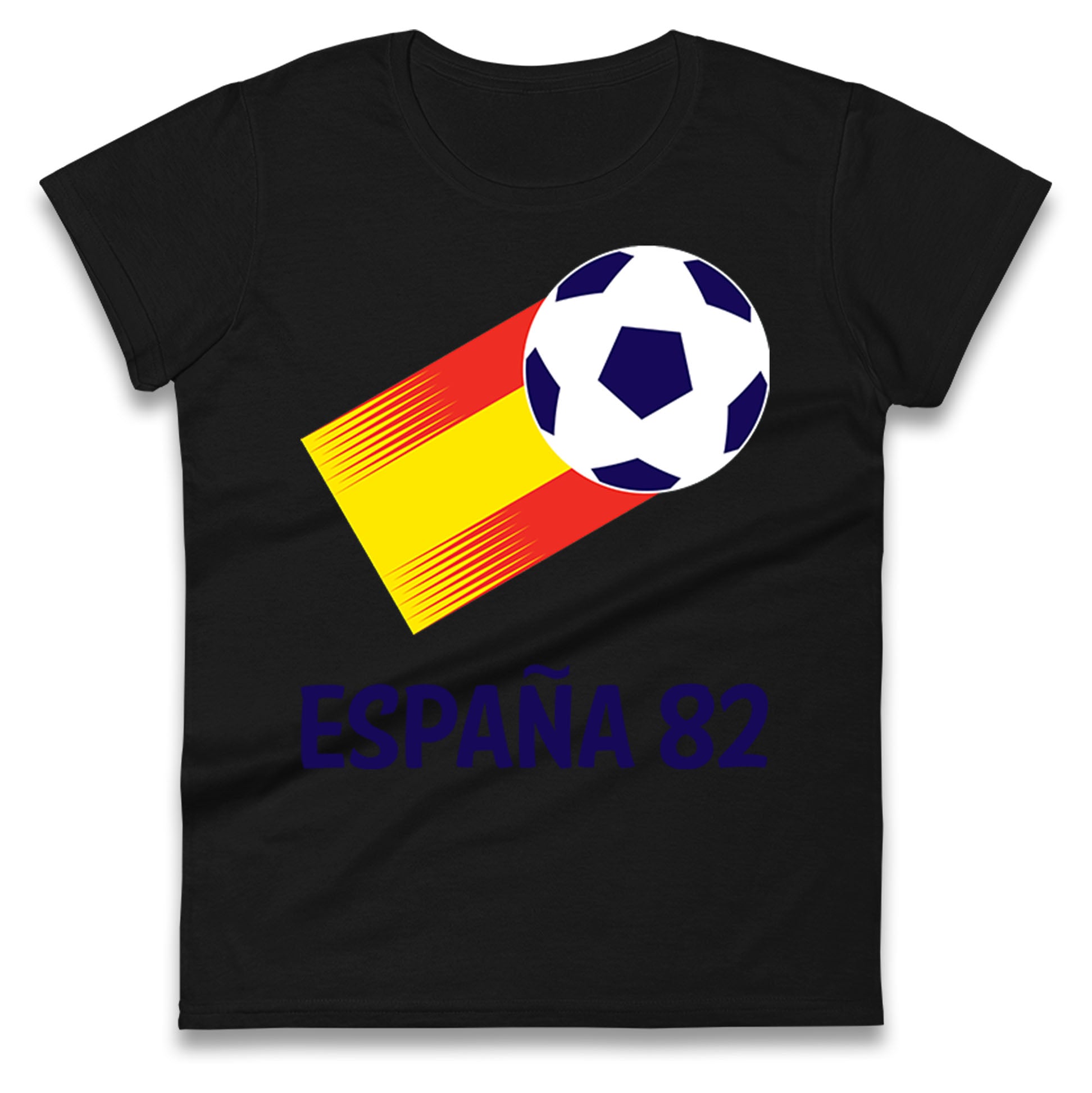 Spain 82 Naranjito Ladies T Shirt