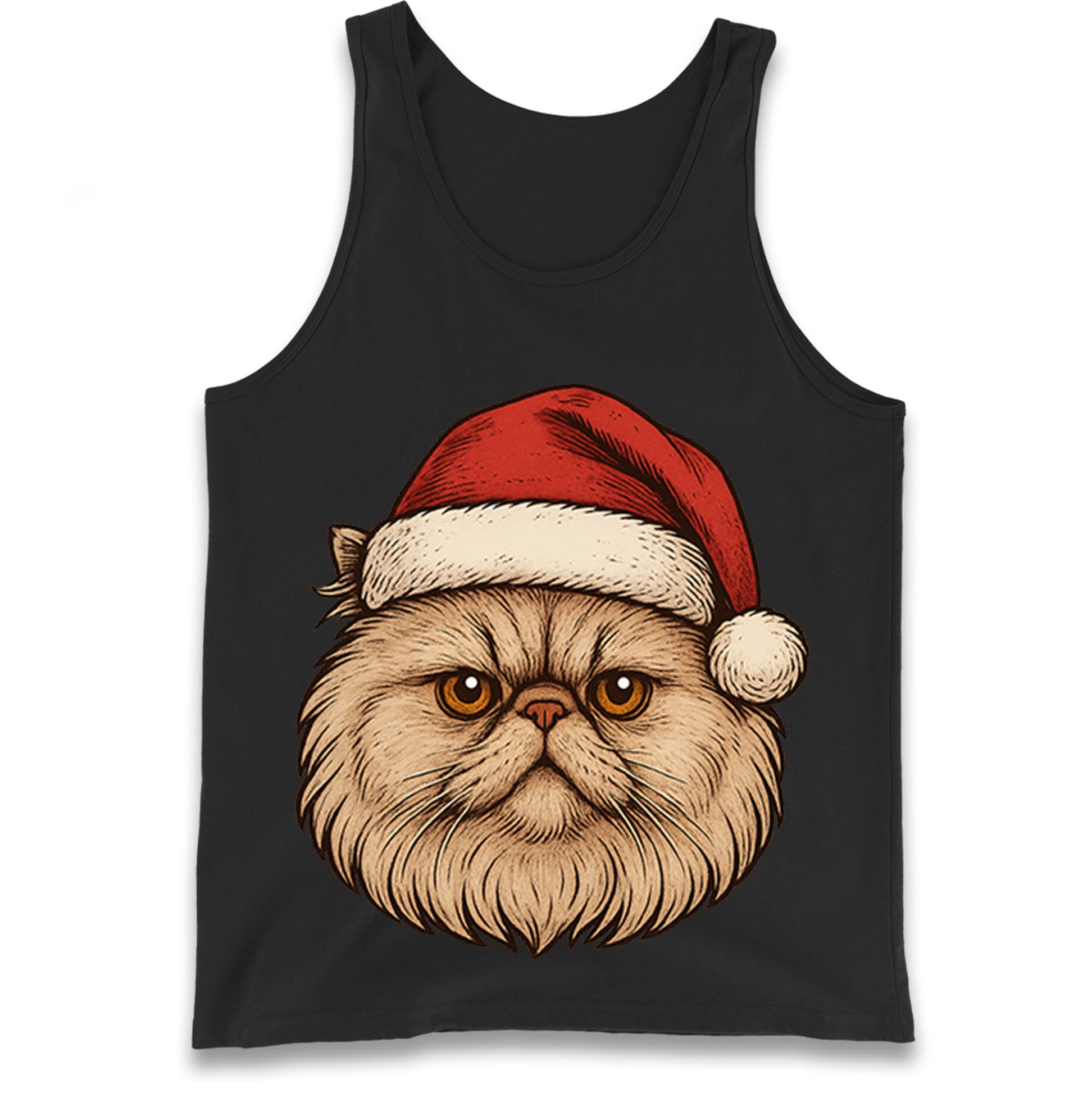 Persian Cat Christmas Tank Top