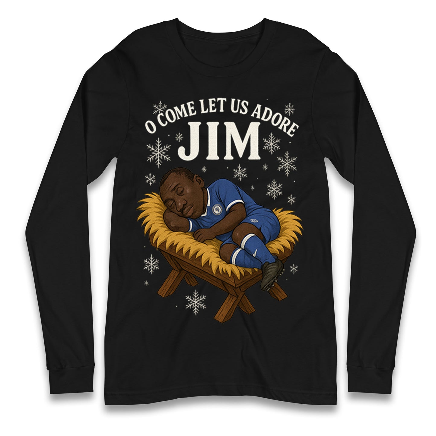 Retro Chelsea Christmas Longsleeve T Shirt 