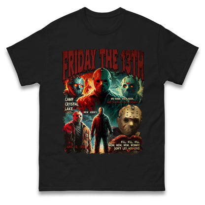 Jason voorhees Friday The 13th Halloween Bootleg T Shirt