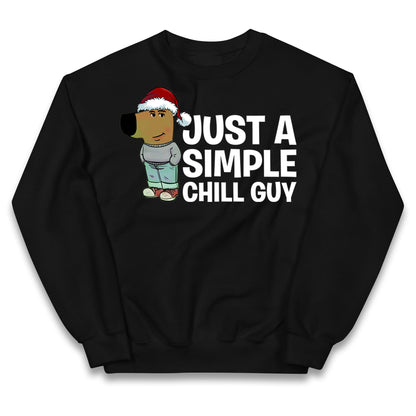 chill guy christmas jumper