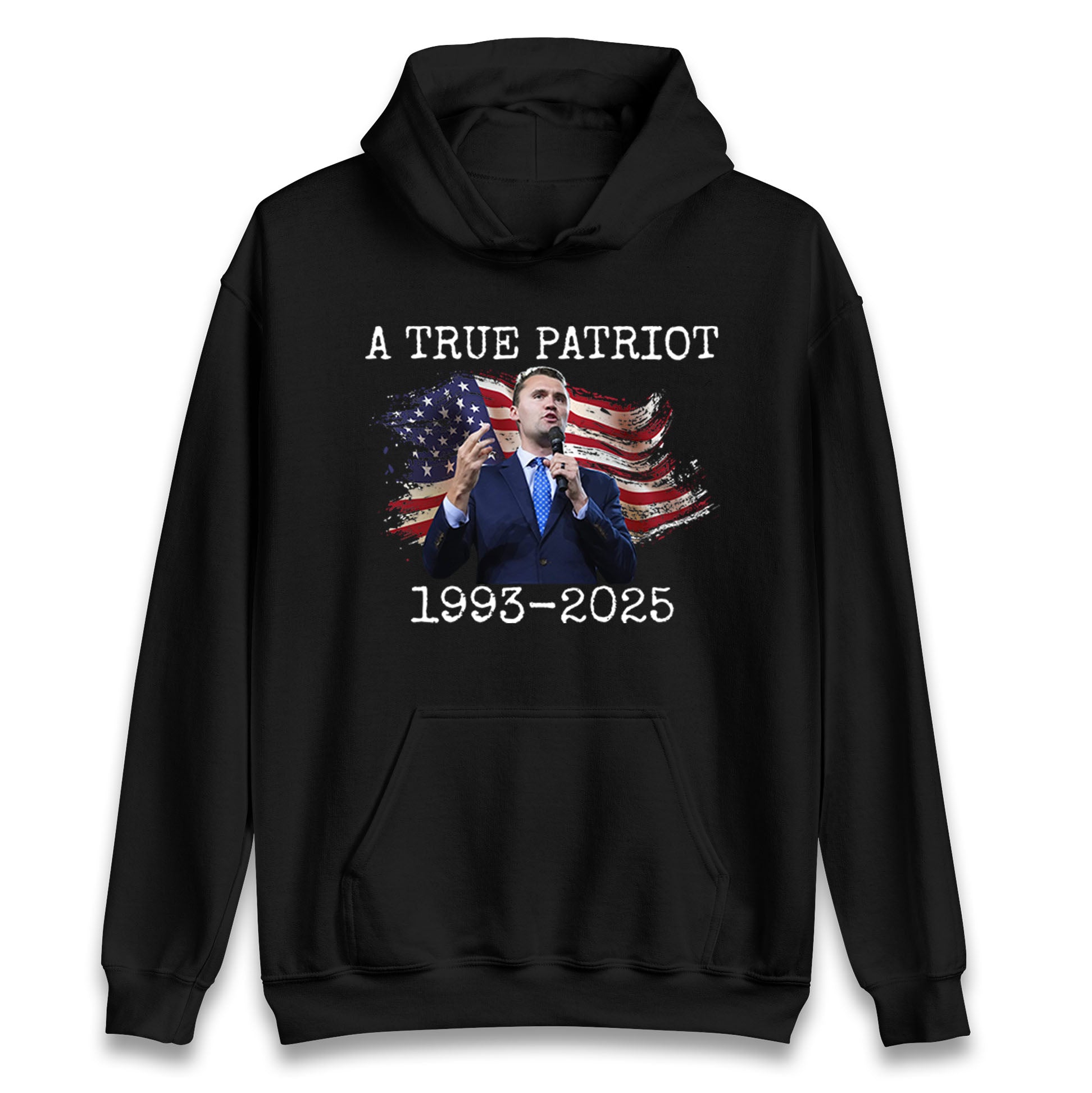 Charlie Kirk Tribute Hoodie