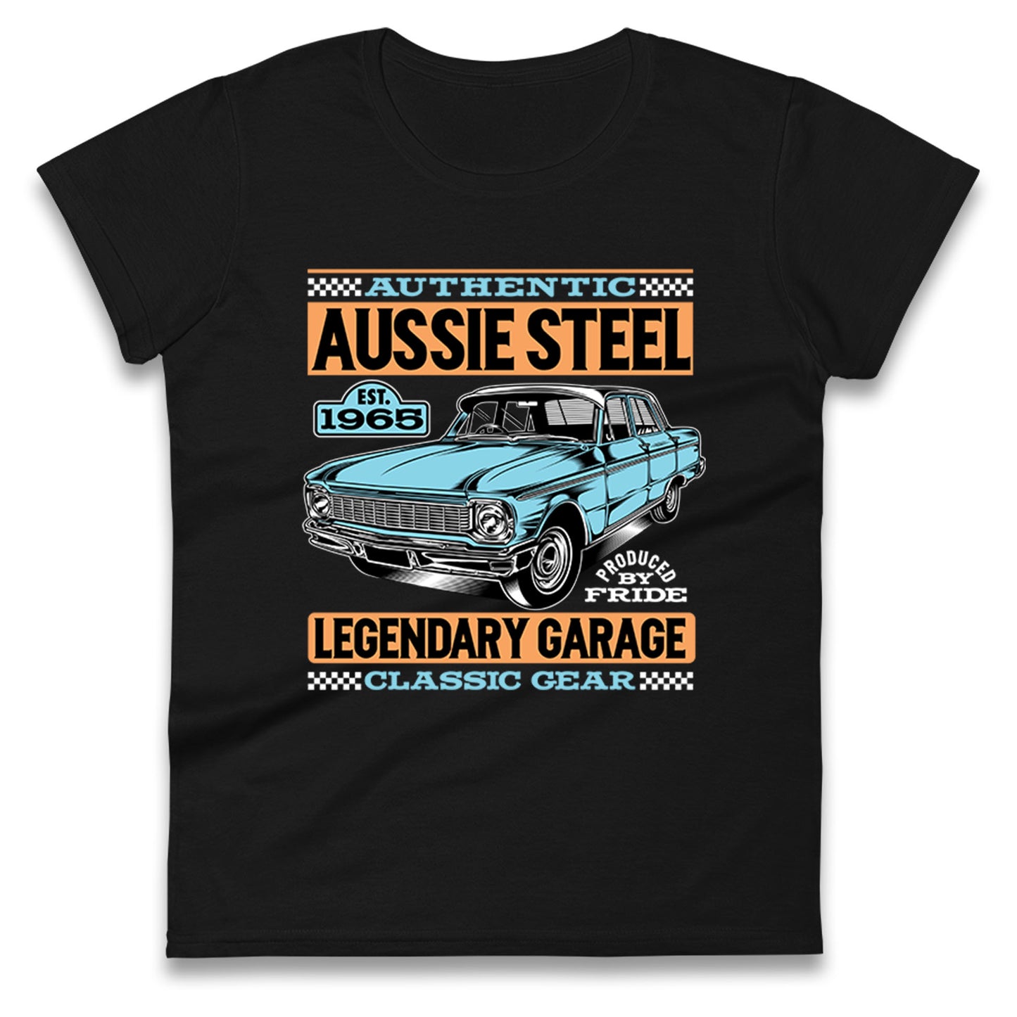 Authentic Aussie Steel Ladies T Shirt