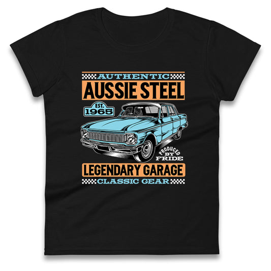 Authentic Aussie Steel Ladies T Shirt