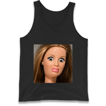 Distressed Doll Face Meme Tank Top