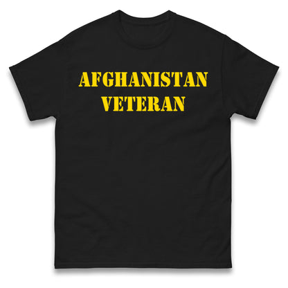 Afghanistan Veteran T Shirt 