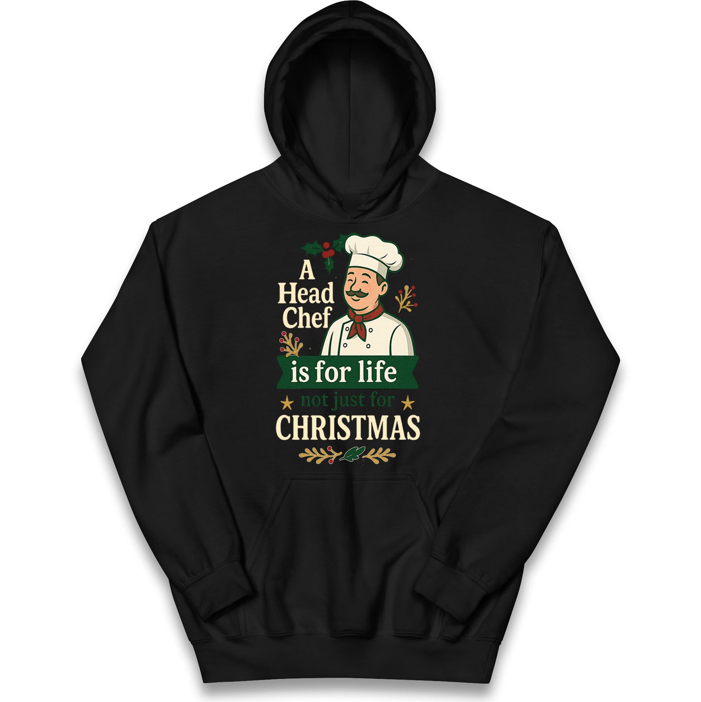 Head Chef Christmas Kids Hoodie