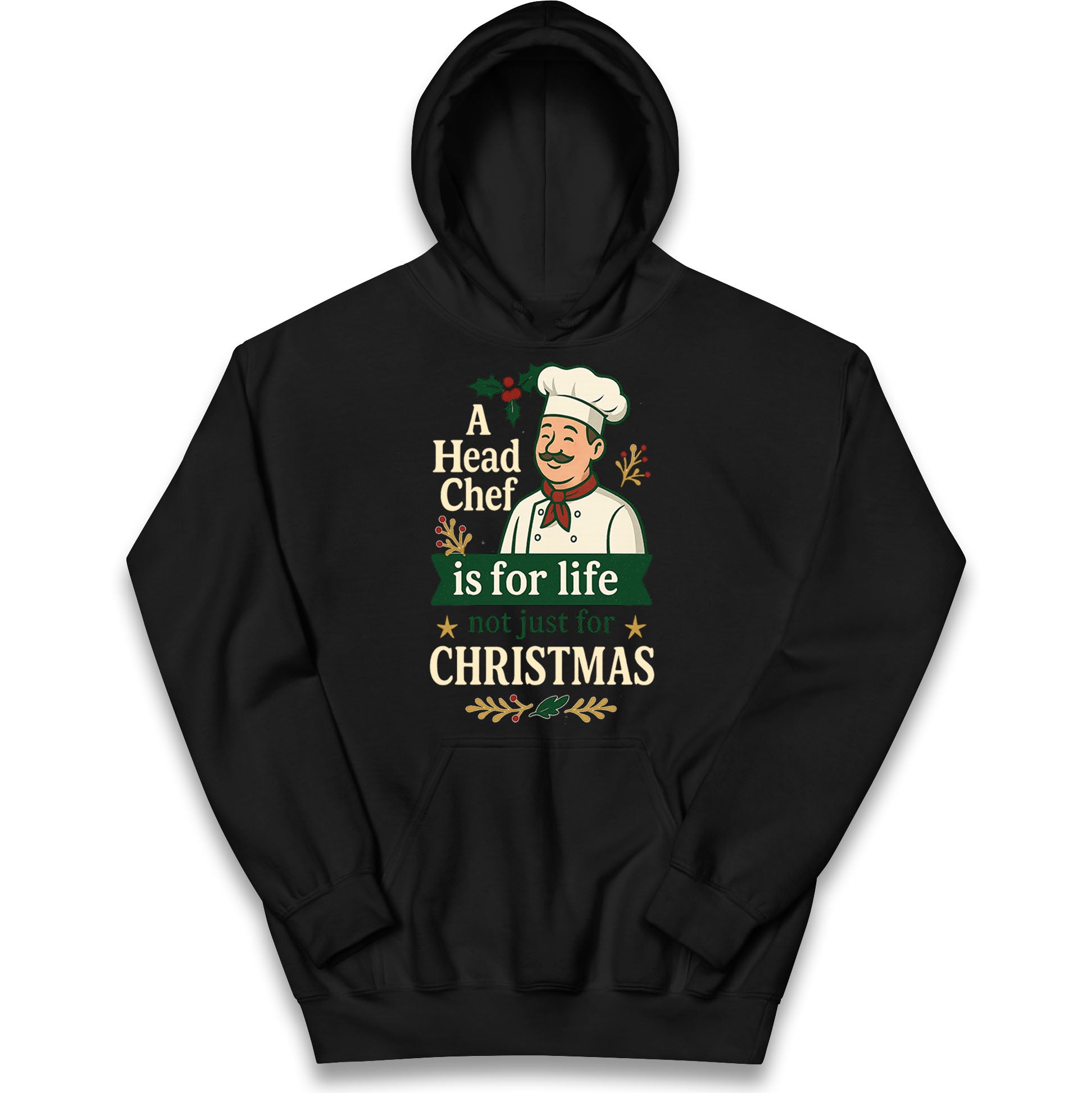 Head Chef Christmas Kids Hoodie