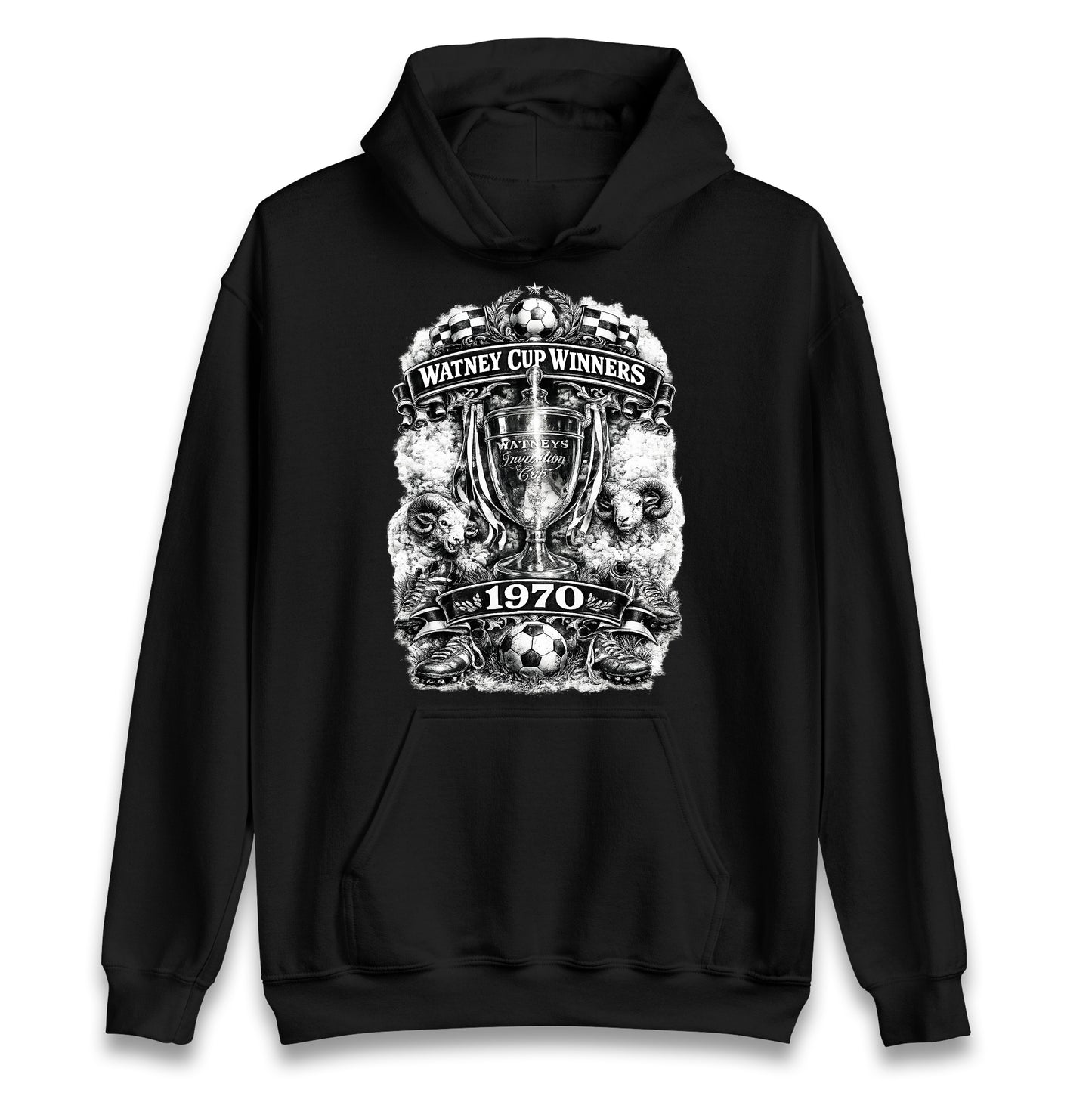 Retro Derby Watney Cup Winners 1970 Hoodie