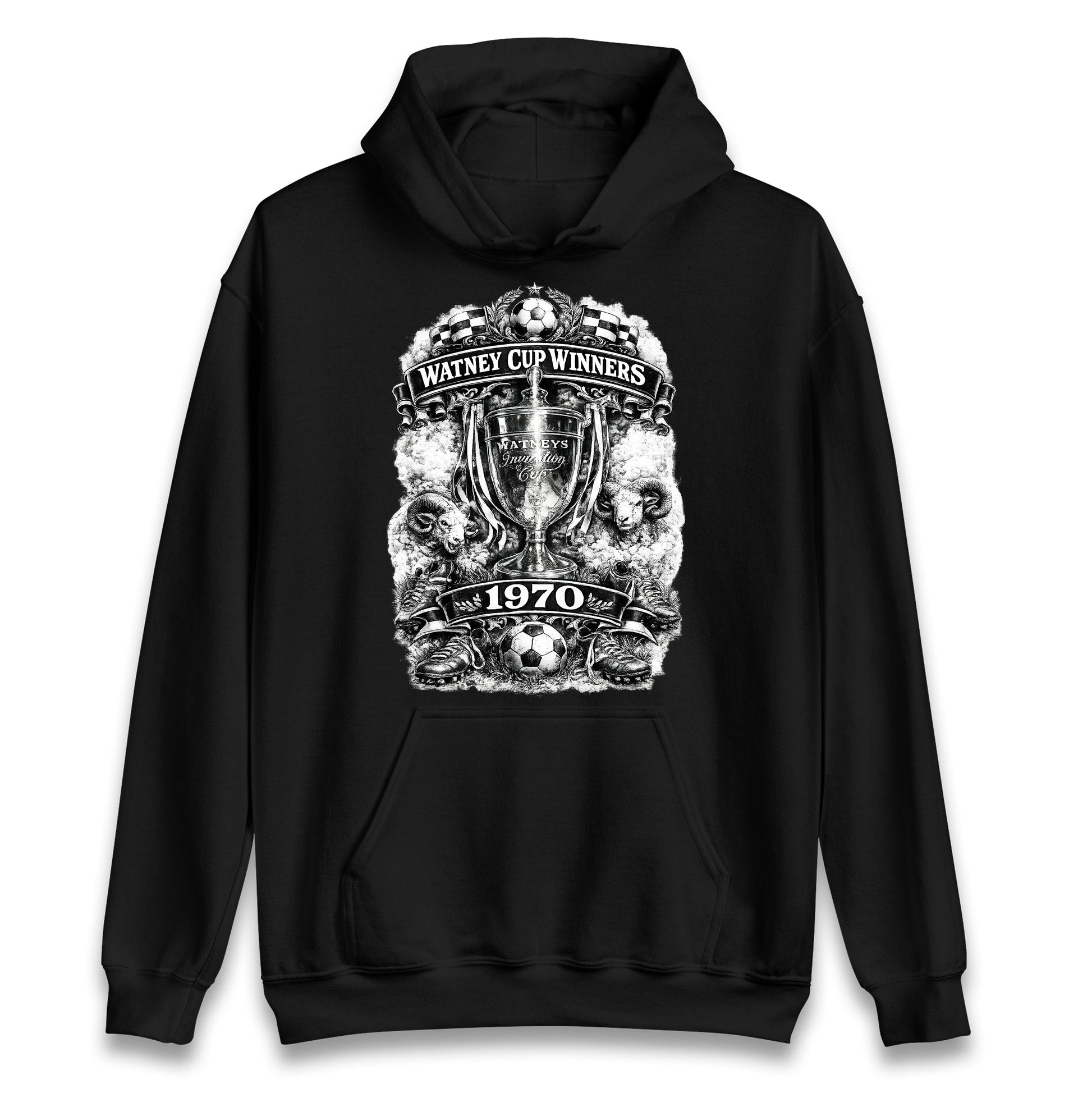 Retro Derby Watney Cup Winners 1970 Hoodie