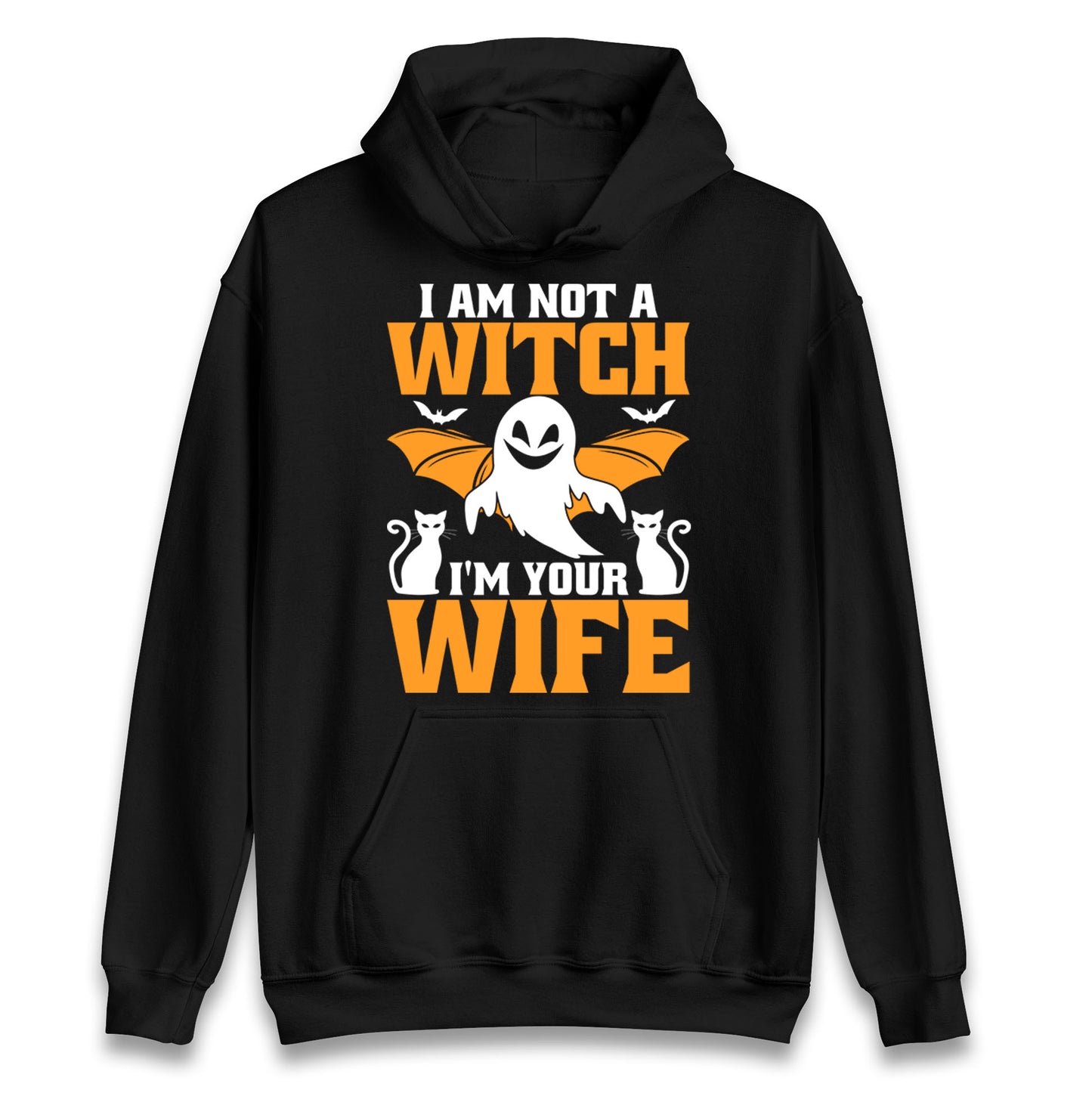 Im Not A Witch Im Your Wife Halloween Hoodie
