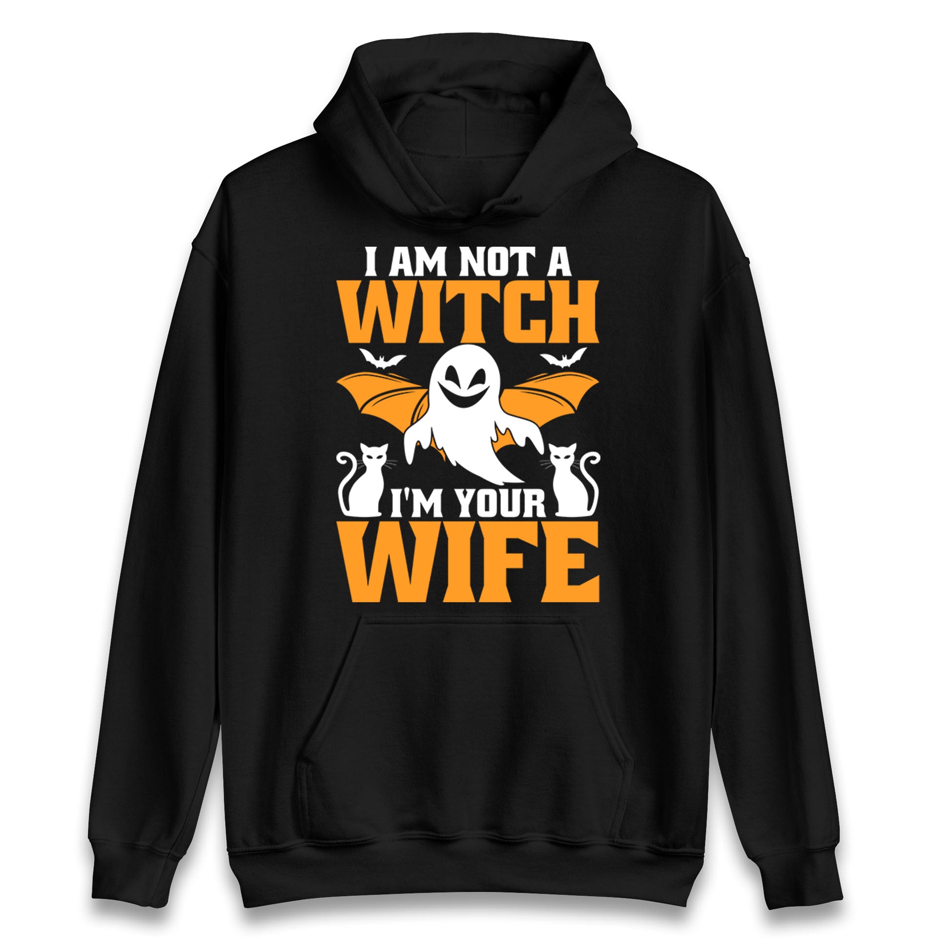 Im Not A Witch Im Your Wife Halloween Hoodie
