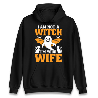 Im Not A Witch Im Your Wife Halloween Hoodie
