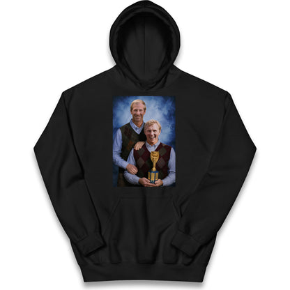 Bobby Moore Bobby Charlton Step Brothers Style England 1966 Kids Hoodie