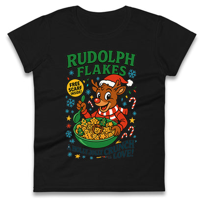 Rudolph The Red Nose Reindeer Ladies T Shirt