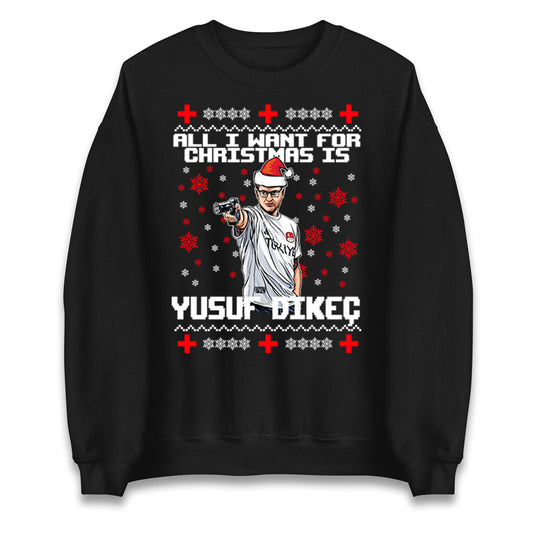 yusuf dikec christmas sweatshirt