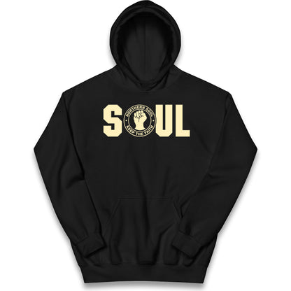 Northern Soul Keep The Faith Logo Kids Hoodie