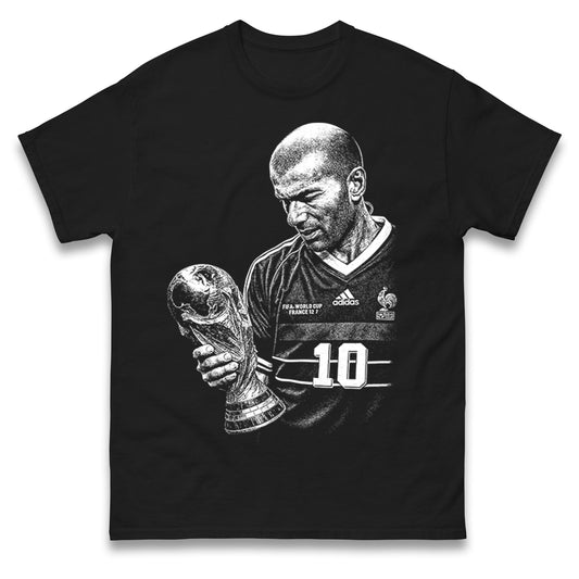 Zidane France Footballer T Shirt