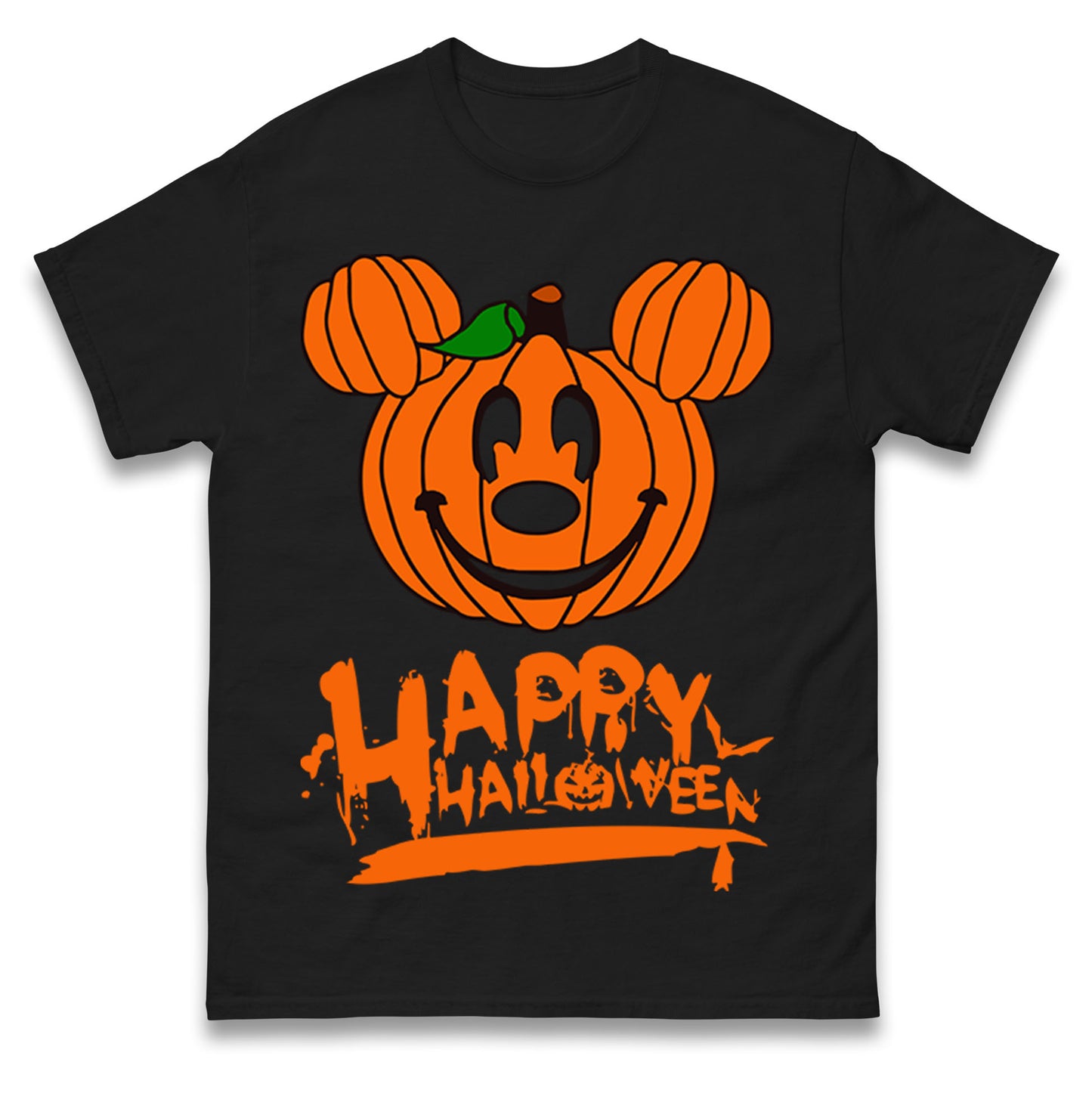 Mickey Mouse Pumpkin Happy Halloween T Shirts